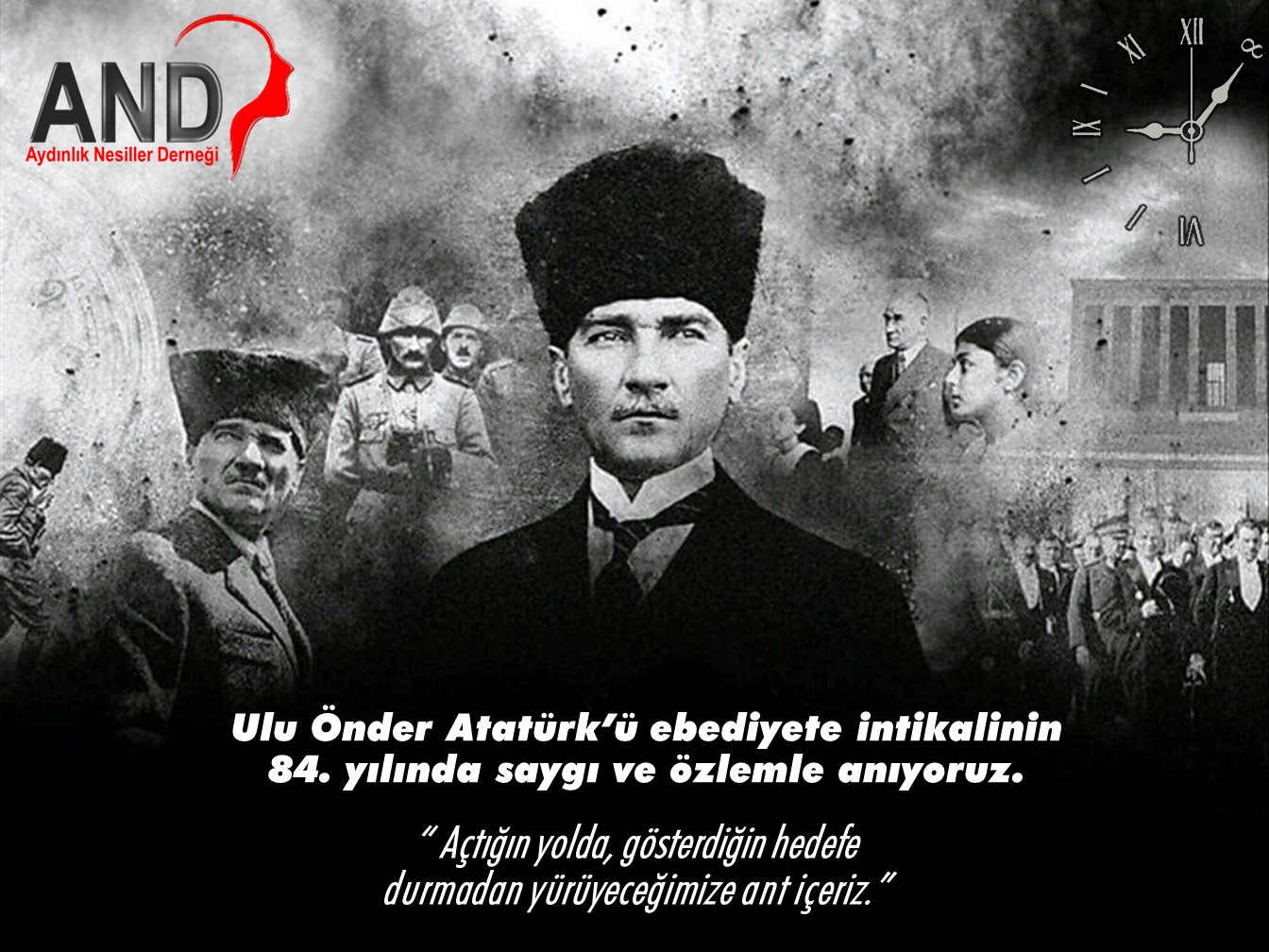 Ulu Önder Atatürk’ün, aramızdan ayrılışının 84. yılındayız